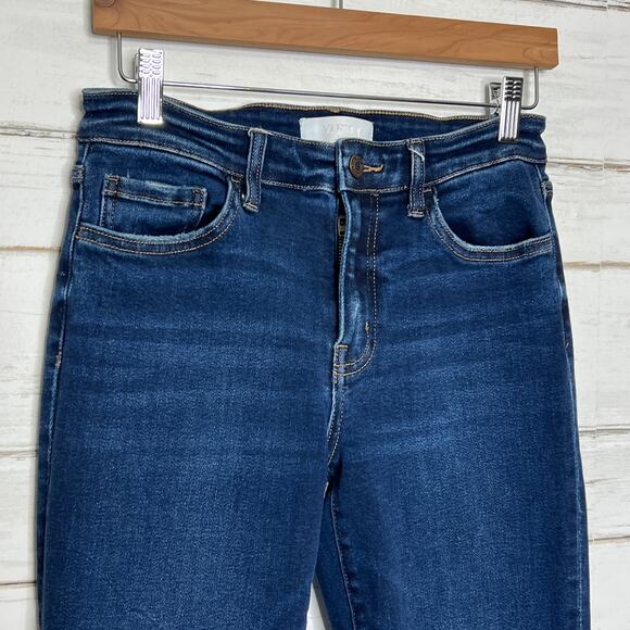 Vervet Issue Free Mid Rise Straight Jeans Dark Wash Stretch Denim Size 29 - Picture 10 of 11